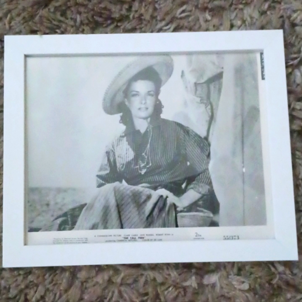 Framed original promo photo of Jane Russell